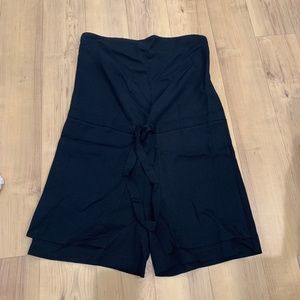 Kenneth Cole Black Lebel Shorts Romper